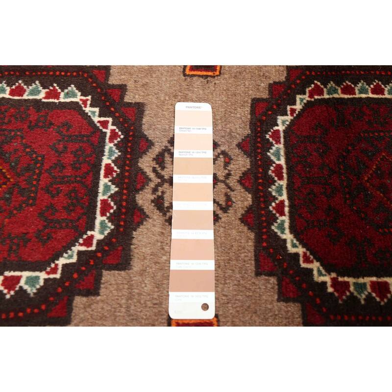 ECARPETGALLERY Hand-knotted Teimani Tan Wool Rug - 3'3 x 5'6