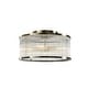 preview thumbnail 21 of 23, Modern Glam Black / Antique Bronze 4/10-Light Glass Drum Flush Mount Contemporary Ceiling Light For Living Room Entryway