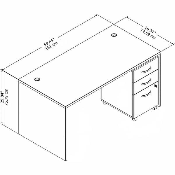 Besto Straight Office Desk 60W x 29D - On Sale - Bed Bath & Beyond ...