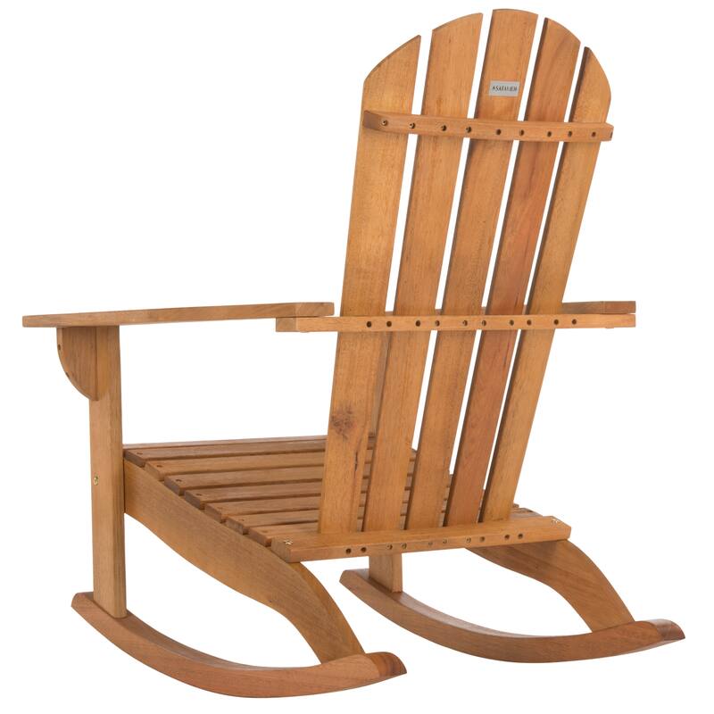 SAFAVIEH Rianna Adirondack Wood Rocking Chair - 28W x 37D x 33H