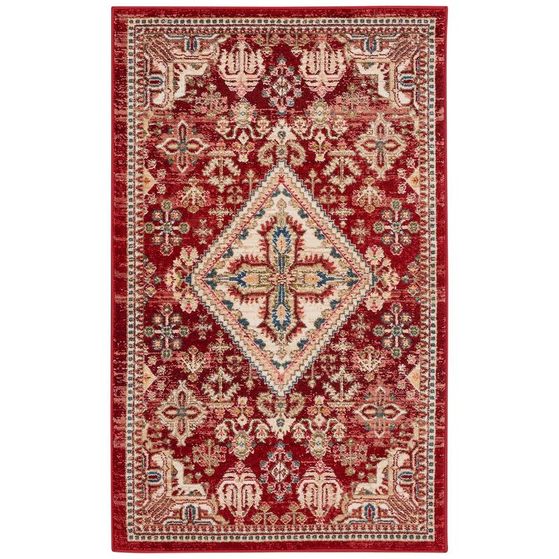 Nourison Revel Traditional Floral Medallion Area Rug