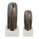 preview thumbnail 5 of 3, Uttermost Timeless Tusk Bronze Sculptures Set of 2