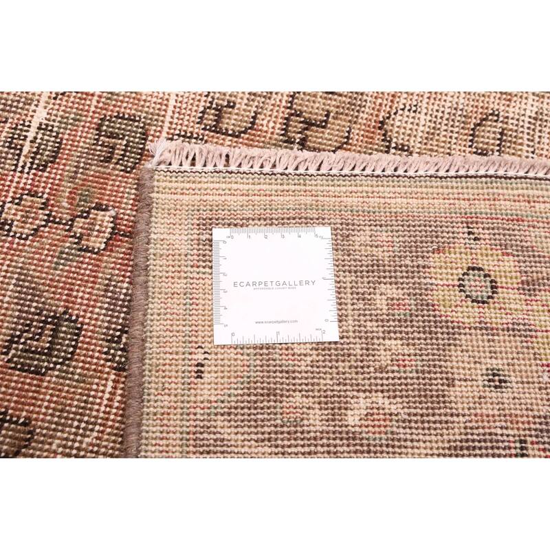 ECARPETGALLERY Hand-knotted Antalya Vintage Brown Wool Rug - 9'0 x 11'11