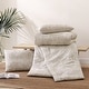preview thumbnail 9 of 10, Tommy Bahama Costa Blanca Beige Cotton Reversible Duvet Cover Set