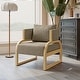 preview thumbnail 23 of 35, Corvus Danzig Teddy Fabric 1-Piece Accent Chair
