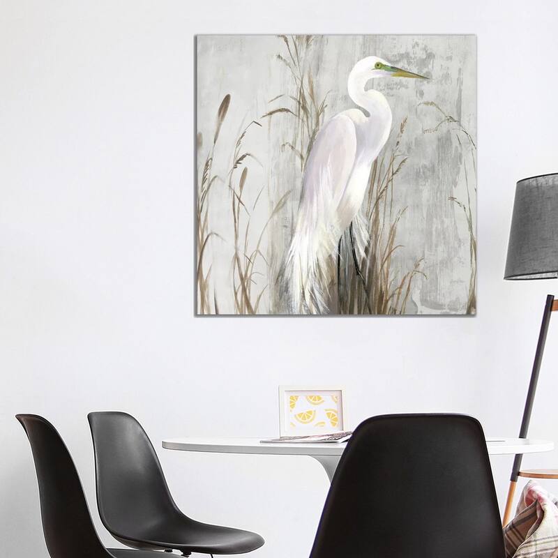 iCanvas "Heron in the Reeds" by Aimee Wilson Canvas Print - 37x37x1.5