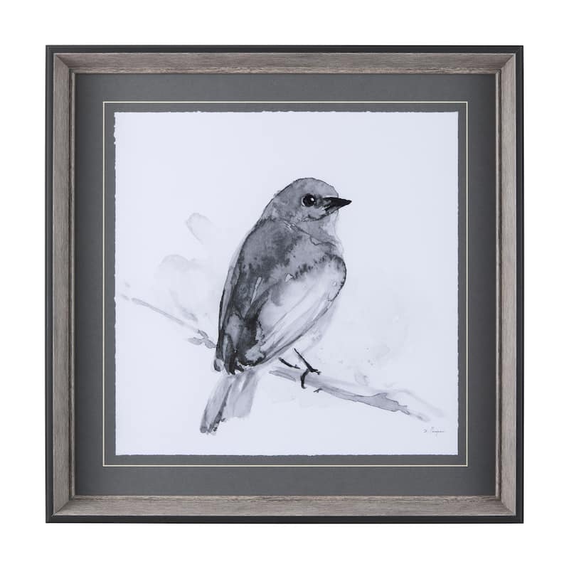 Eastern Blue BW IV Framed Art Print