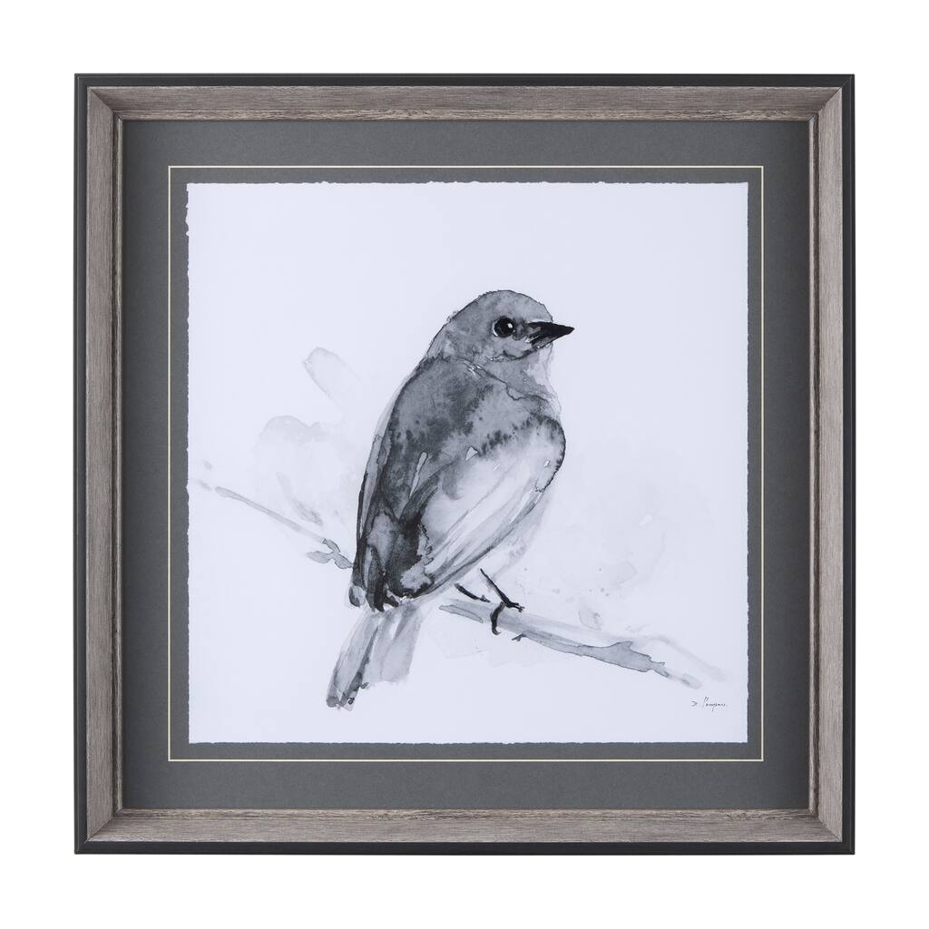 Eastern Blue BW IV Framed Art Print