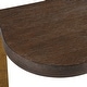 preview thumbnail 4 of 5, 2-Tier Wooden Console Table - 54" - Brown and Gold