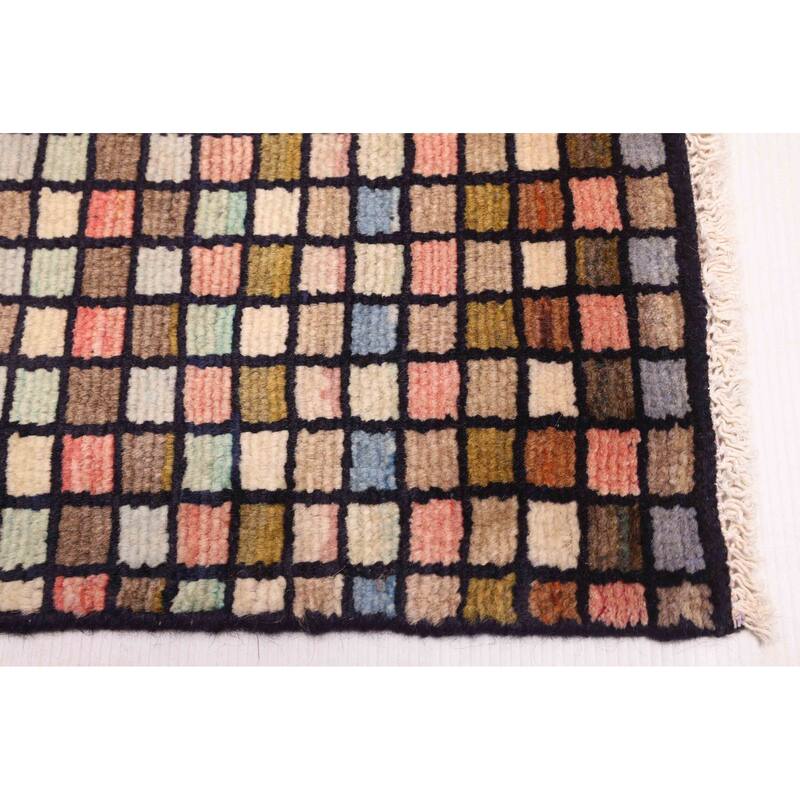 ECARPETGALLERY Hand-knotted Melis Multi Color Wool Rug - 2'1 x 6'0