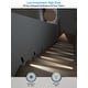 preview thumbnail 13 of 14, 6 Pack LED Vertical 5CCT Step Lights, Replaceable Magnetic Faceplat Indoor Stair Light, Dimmable