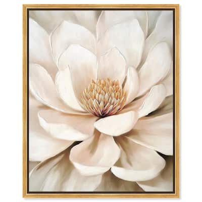 Golden Heart Canvas by Art Remedy