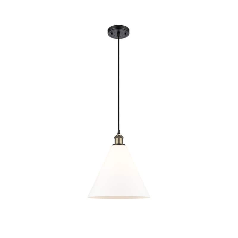 Innovations Lighting 516-1P-15-12 Berkshire Pendant Berkshire 12" Wide