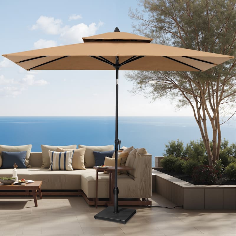 45LBS Outdoor Patio Square Concrete Market Umbrella Base Stand