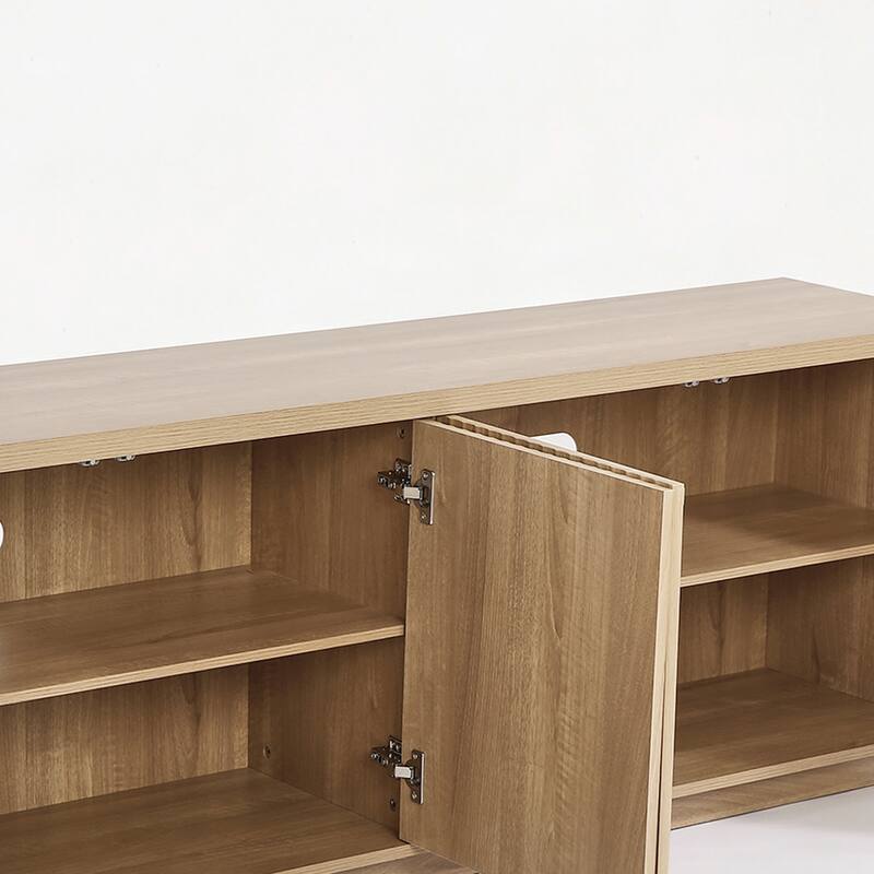 Modern Buffet Cabinet Sideboard with 4-Doors