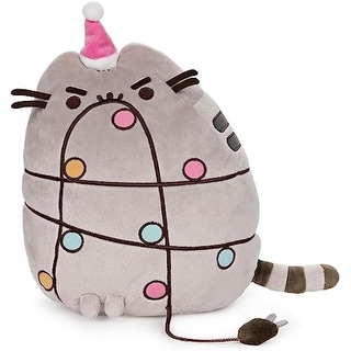 Gund Pusheen Christmas Light Up 10-Inch Collector Plush