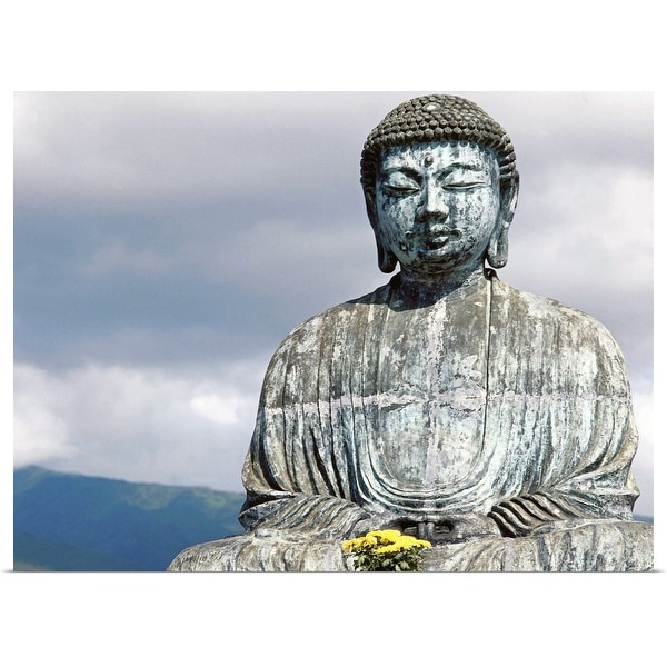"Statue of Buddha , Hawaii , USA" Poster Print