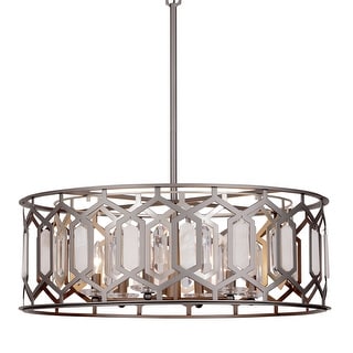 Minka Lavery 3587 Hexly 6 Light 28" Wide Crystal Pendant