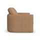 preview thumbnail 6 of 5, Grace 61'' Genuine Leather Square Arm Loveseat