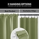 preview thumbnail 73 of 82, Deconovo 2-Pack Thermal Room Darkening Rod Pocket Curtains