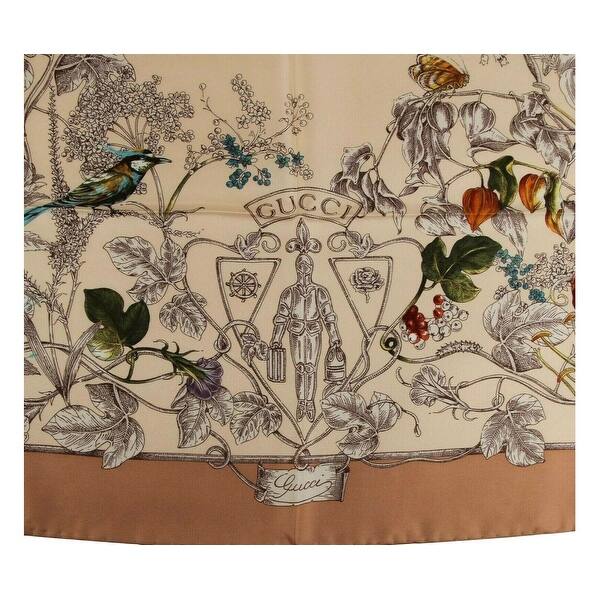 Get Wallpaper Shop Gucci Women S Flame Silk Wonder Garden Large Scarf 494602 Free HD
