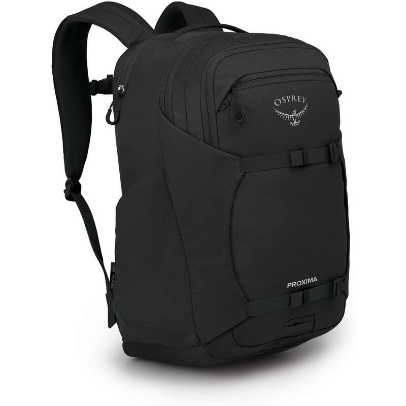 Unisex 30-Liter Proxima Comfortable 16-inch Laptop Backpack, Black