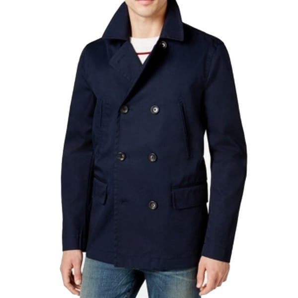 mens blue peacoat