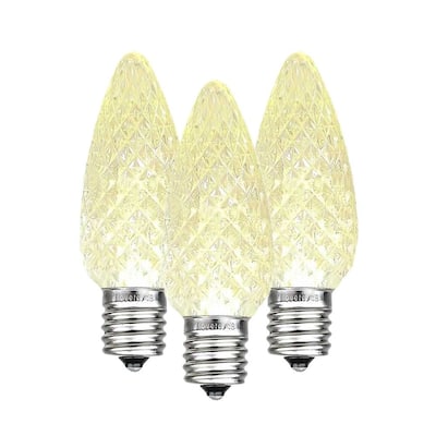 25 Pack C9 LED Outdoor Christmas Replacement Bulbs, C9/E17 Base