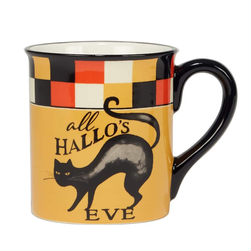 Certified International Spooky Halloween 18 oz. Mug, Set of 4