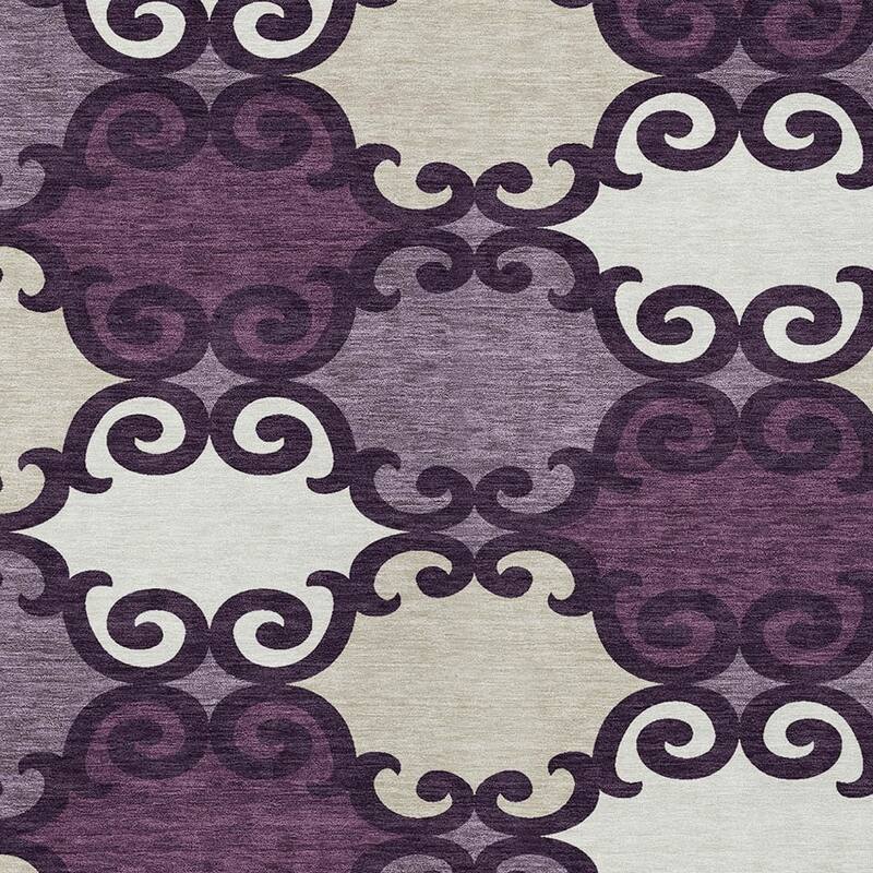 HomeRoots Trellis Transitional Rectangle Outdoor Rug