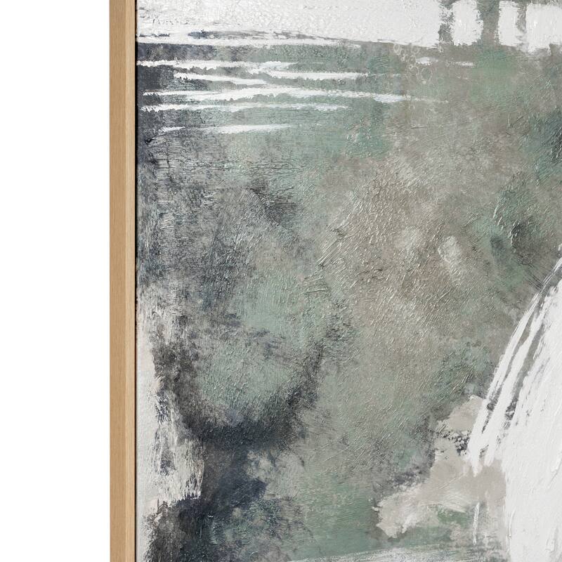 Green Expanse, Hand Painted Canvas