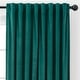 preview thumbnail 37 of 42, Chanasya Velvet Room Darkening Window Curtain Panel Pair (Set of 2) W52 x H108 Inches - Teal