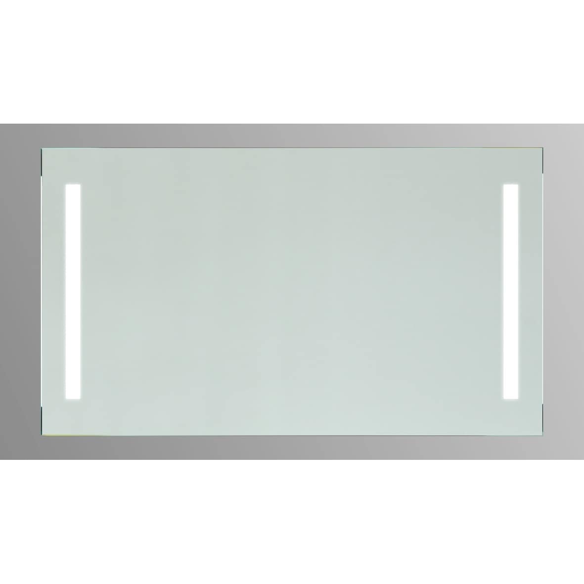 Hilse Bliv oppe uberørt Vanity Art 48" LED Lighted Illuminated Bathroom Vanity Wall Mirror with  Rock Switch, Horizontal Rectangle White Mirrors - 48 - On Sale - Bed Bath &  Beyond - 22572516