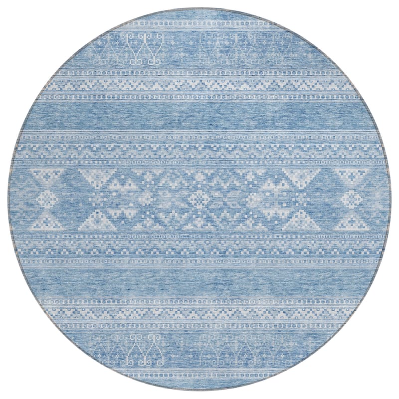 HomeRoots Southwestern Transitional Rectangle Outdoor Rug