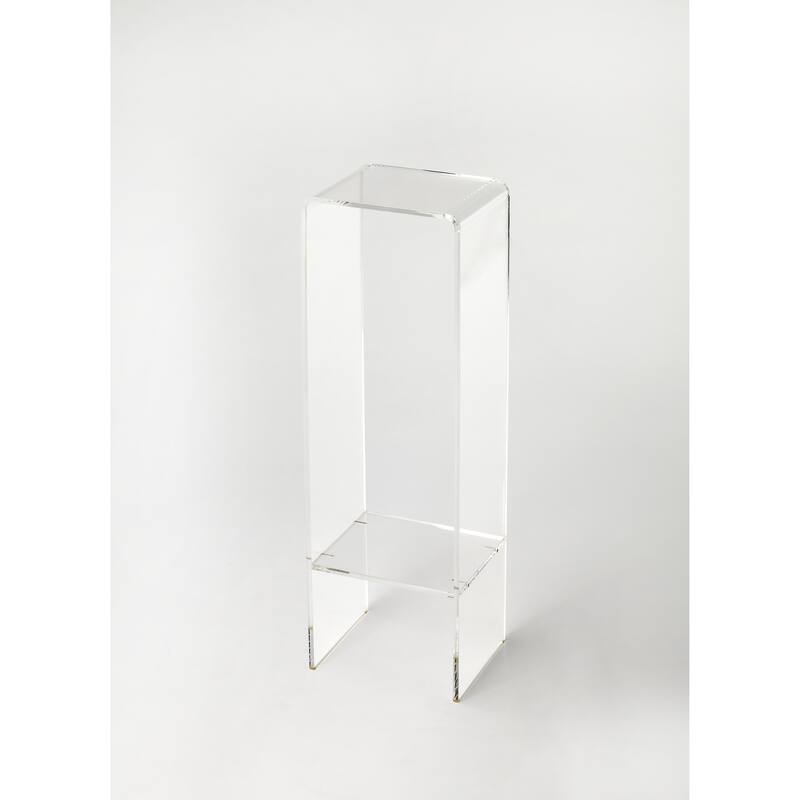 Handmade Butler Crystal Clear Acrylic Plant Stand (Philippines) - Clear - Acrylic