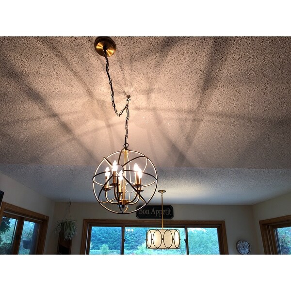 Clay Alder Home Hanover 5 Light Polished Brass Metal Strap Clay Alder Home Hanover 5 Light Polished Brass Metal Strap Globe Chandelier On Free Today Com 20255018