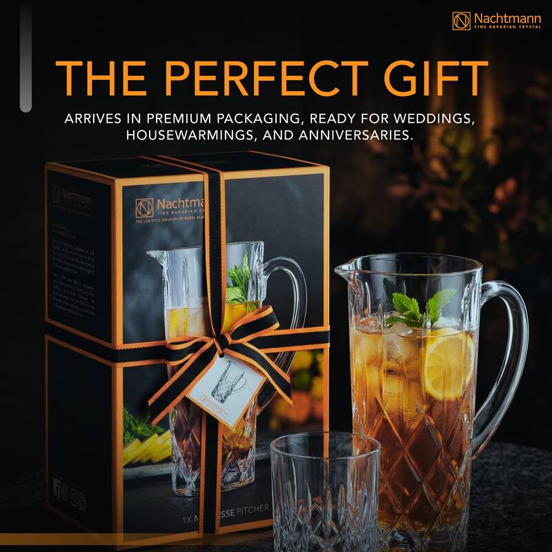 Nachtmann Noblesse Crystal Pitcher - 42 ounces