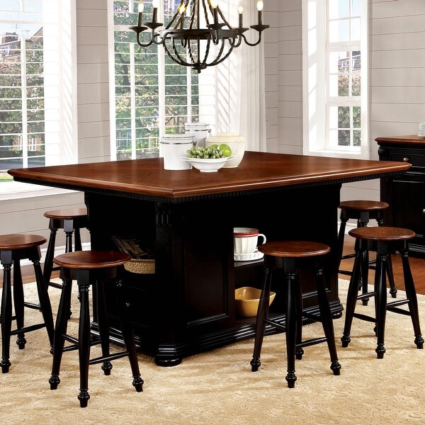 Bar height island clearance table