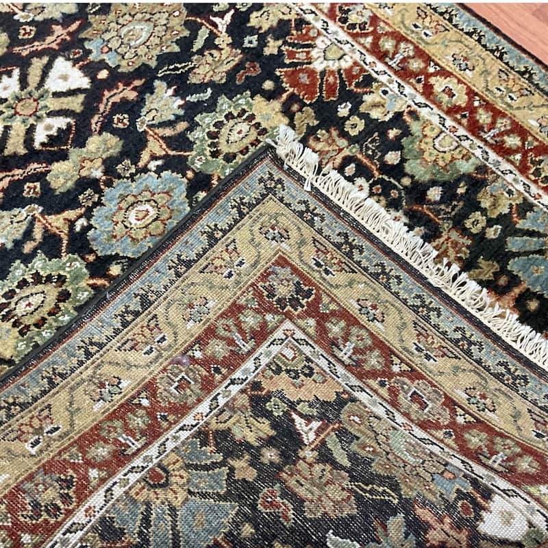 HERAT ORIENTAL Handmade Mahal Wool Rug - 4'1" x 6'