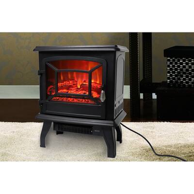 17 " Freestanding Fireplace Heating Wire/A Rocker Flame Switch Button/a Rocker Heating Switch Button/a Temperature Control Knob