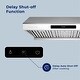 preview thumbnail 3 of 8, Hauslane PS10 30" Under Cabinet Range Hood, 3 Speeds, LED, Baffle Filters, Fits 6" Round, Stainless Steel - 30