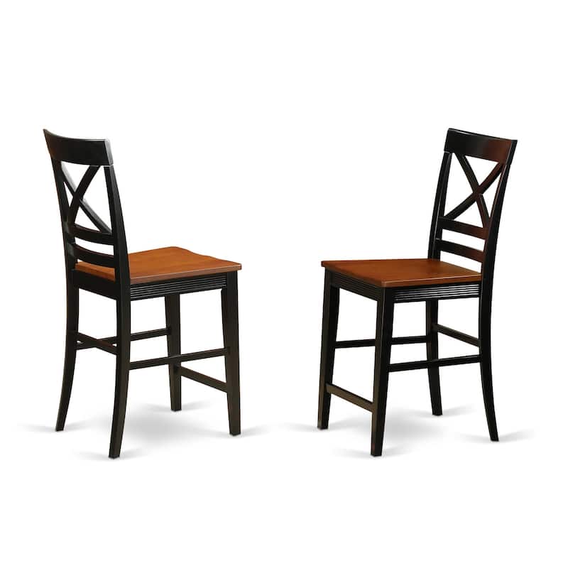 Counter Height Table Set - Kitchen Dining Room Chairs - Vintage Style - 4 Person Set