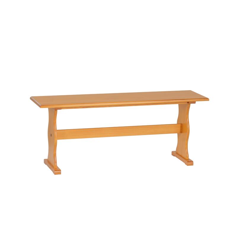 Copper Grove Riki Honey Pine Dining Bench
