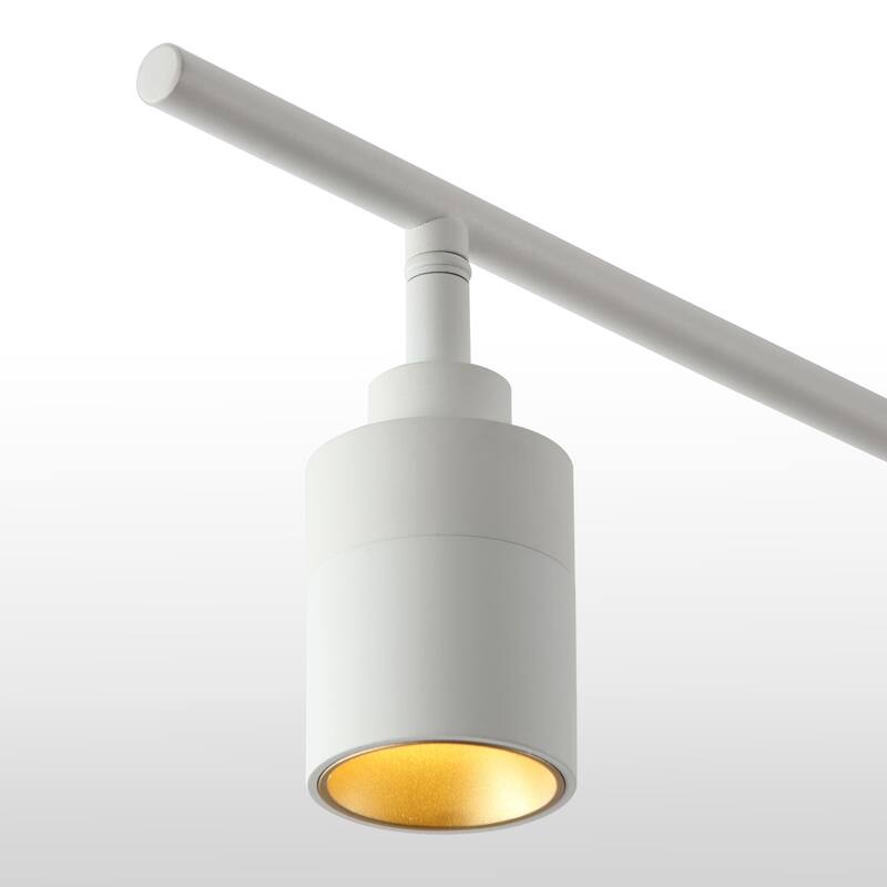 VidaLite Shura 6-Head LED Swivel Track Light, Directional Spot Lights, Dimmable - 10.45" x 62.2"
