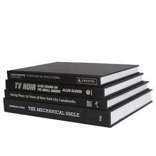 Books Black Decorative Accessories: Onyx & Silver ColorStak