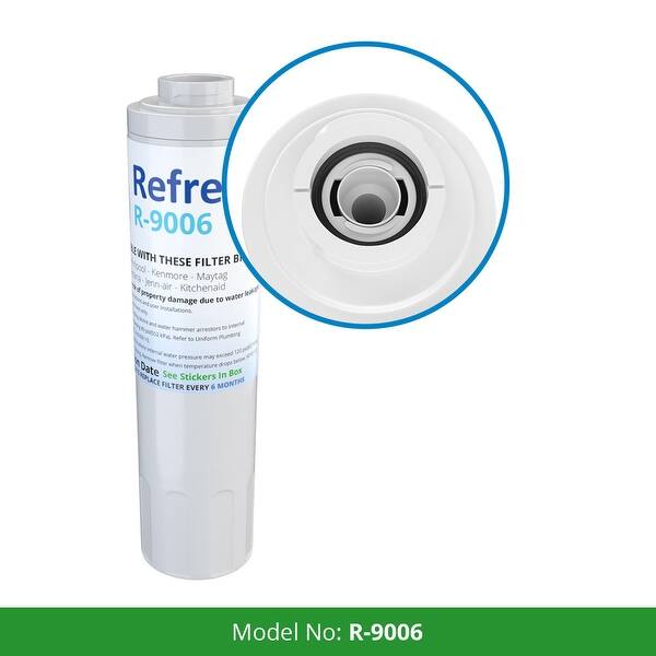 Shop Replacement Water Filter For Kitchenaid Kfis25xvms1 Refrigerator Water Filter By Refresh 2 Pack White Overstock 21455532
