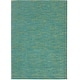 preview thumbnail 76 of 181, Nourison Essentials Solid Contemporary Indoor/Outdoor Area Rug 6' x 9' - Blue/Green