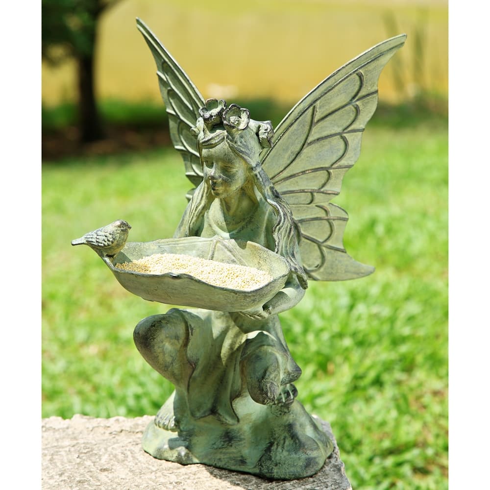 Spi Aluminum Fairy Bird Feeder - 14 X 13 X 7.5 inches