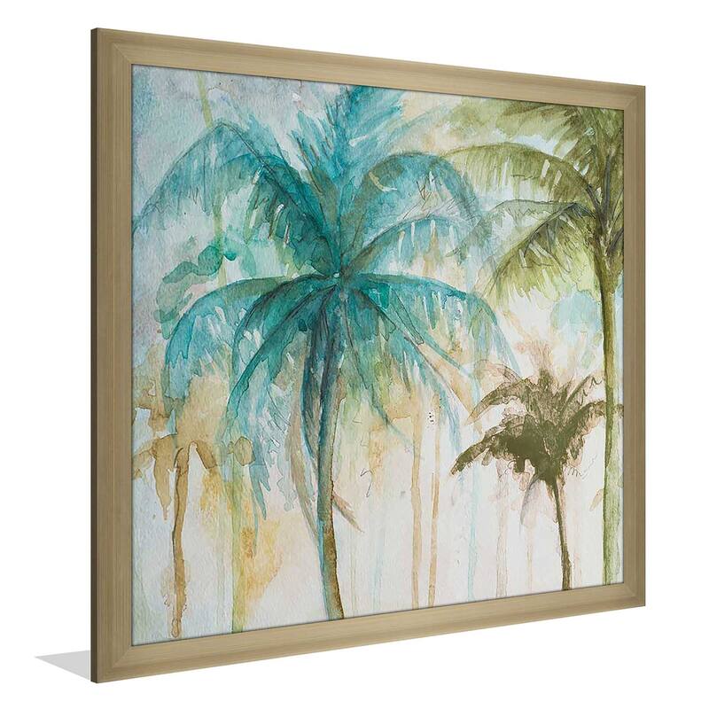 "Watercolor Palms" by Patricia Pinto I Print on Acrylic