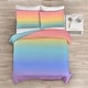 preview thumbnail 2 of 7, Lush Decor Rainbow Ombre Quilt Set